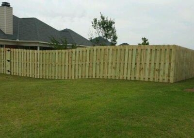 Photograph of residential fencing