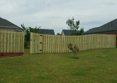 Photograph of residential fencing