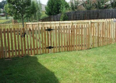 Photograph of residential fencing