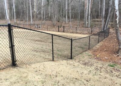 Photograph of residential fencing