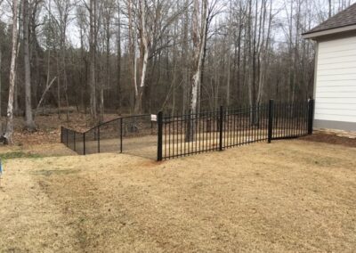 Photograph of residential fencing