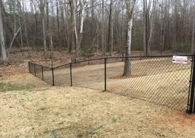 Photograph of residential fencing