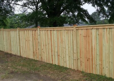 Photograph of residential fencing