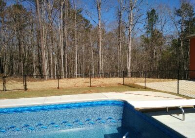 Photograph of residential fencing