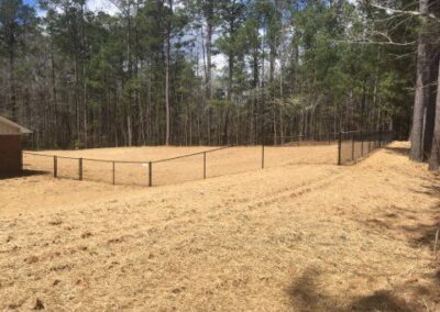 Photograph of residential fencing