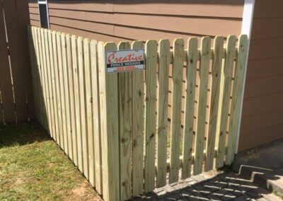 Photograph of residential fencing