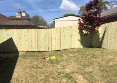 Photograph of residential fencing