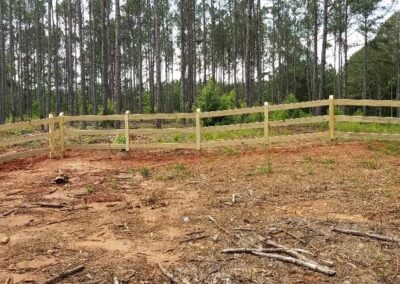 Photograph of farm fencing