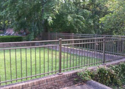 Photograph of residential fencing