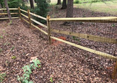 Photograph of residential fencing