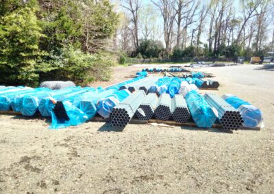 Photograph of fencing materials