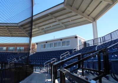 Photograph of commercial fencing