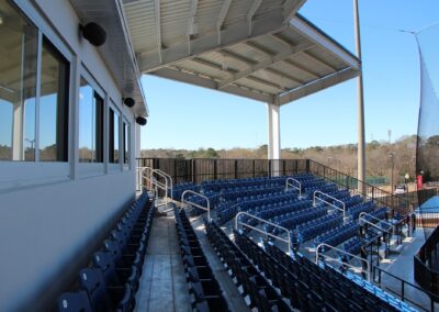 Photograph of commercial fencing