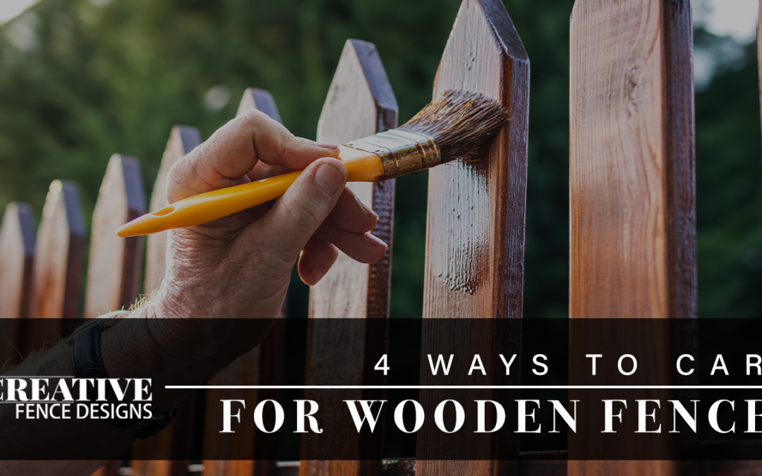 4 Ways to Care for Wooden Fences